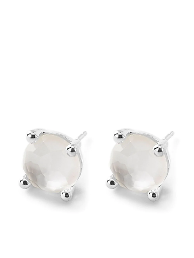 Shop Ippolita 925 Rock Candy® Mini Mother-of-pearl Stud Earrings In Silber