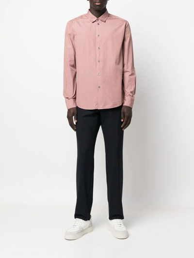 Shop Barena Venezia Button-down Poplin Shirt In Rosa