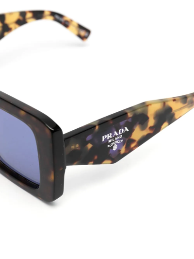 Prada Square-frame Sunglasses In Braun