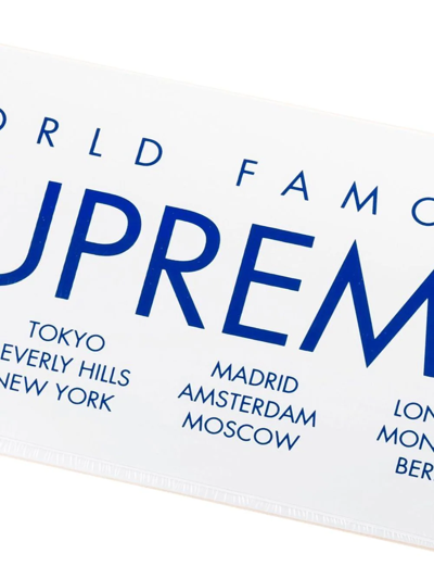 Shop Supreme International Skateboard Deck In Weiss