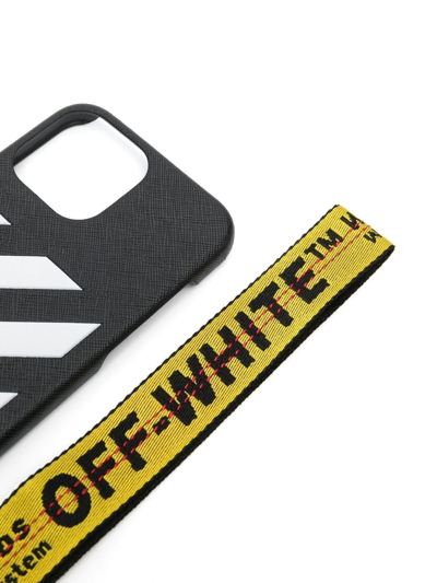 Shop Off-white Diag Stripe Iphone 13 Pro Max Case In Black