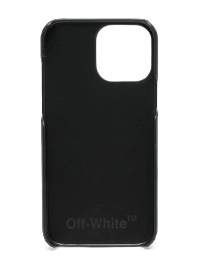 Shop Off-white Diag Stripe Iphone 13 Pro Max Case In Black