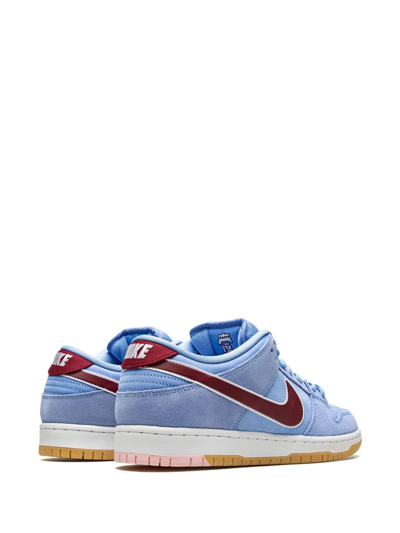 Shop Nike Sb Dunk Low "phillies" Sneakers In Blue