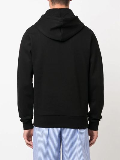 Lacoste Big Croco Hoodie In Schwarz