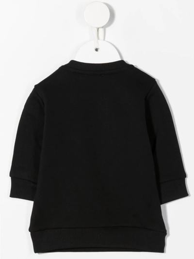 Shop Givenchy Logo-patch Cotton Sweatshirt In Schwarz