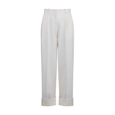 Shop The Row Cassandro Trousers In Cream