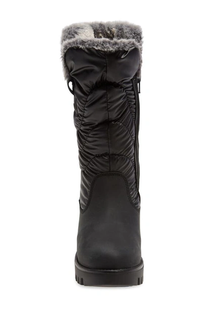 Shop Bos. & Co. Astrid Primaloft® Wool Lined Waterproof Boot In Black Leather