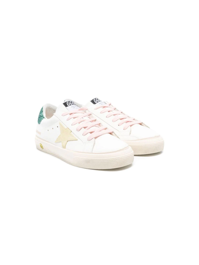 Shop Golden Goose Uni May Low-top Sneakers In White