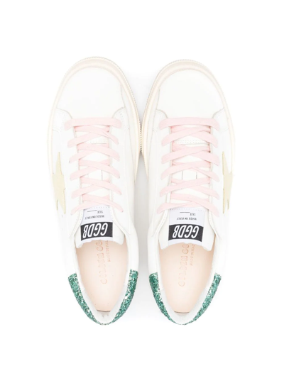 Shop Golden Goose Uni May Low-top Sneakers In White