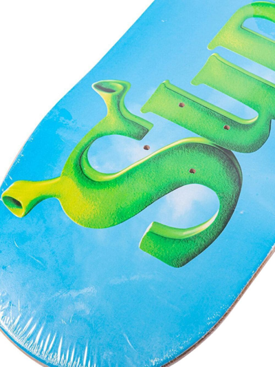 Shop Supreme Shrek Skateboard Deck In Blue