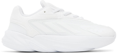 Shop Adidas Originals Kids White Ozelia Little Kids Sneakers In Ftwr White / Ftwr Wh
