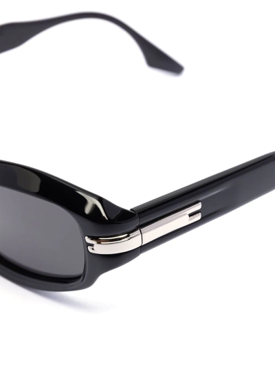 Shop Gentle Monster Tidan 01 Sunglasses In Black