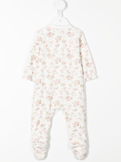 Shop Tartine Et Chocolat Floral-print Cotton Pyjamas In Pink