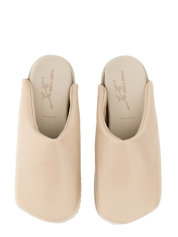 yume yume Truck faux-leather slides - Neutrals