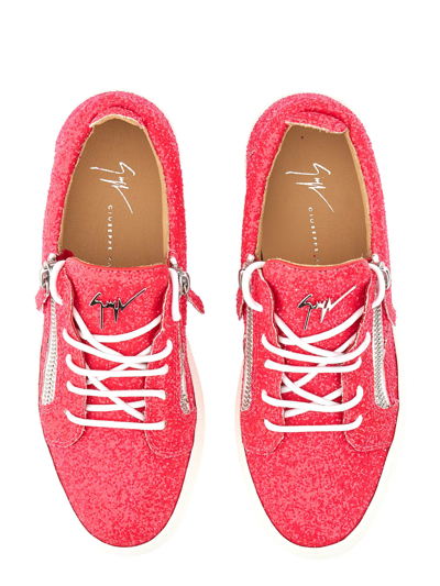 Shop Giuseppe Zanotti Sneaker Gail In Fucsia