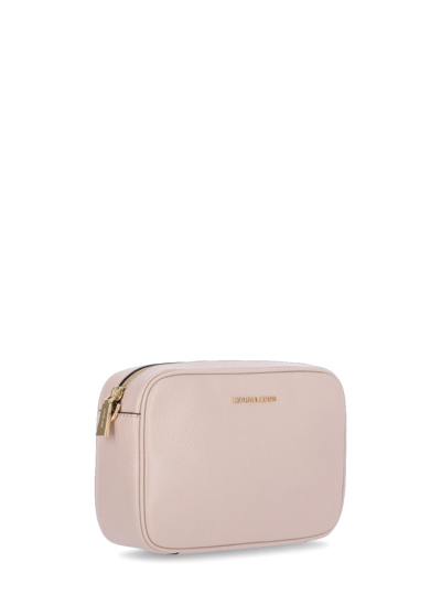 Shop Michael Michael Kors Ginny Shoulder Bag In Soft Pink