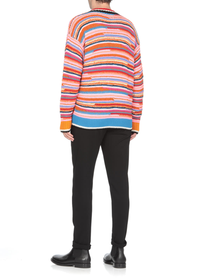 Shop Dsquared2 Wool Sweater In Multicolor