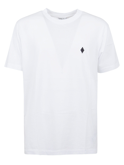 Shop Marcelo Burlon County Of Milan Cross Regular T-shirt In White Black