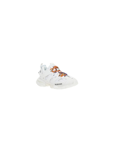 Shop Balenciaga Track Sneakers In White/multicolor