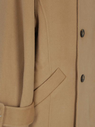 Loulou Studio Boras Oversized Double-breasted Wool And Cashmere-blend Coat In Beige