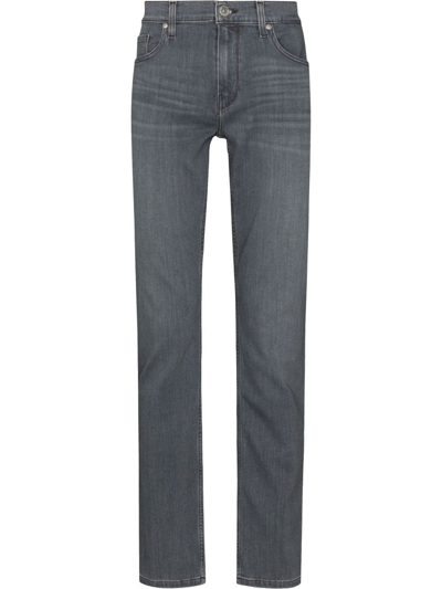 Shop Paige Hoffman Federal Slim-fit Jeans In Grey