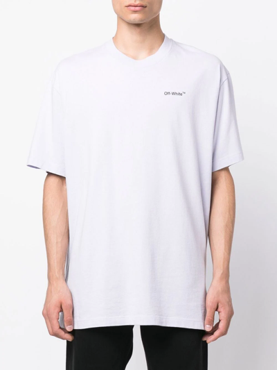 Off-white Caravaggio Arrow Short-sleeve T-shirt In White