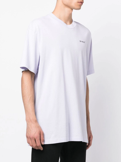 Off-white Caravaggio Arrow Short-sleeve T-shirt In White