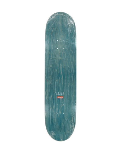 Shop Supreme X Mike Hill "snake Trap" Skateboard Deck In Red