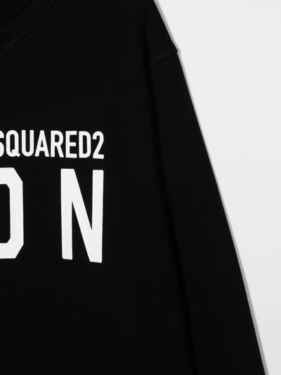 Shop Dsquared2 Logo-print Sweatshirt In Black
