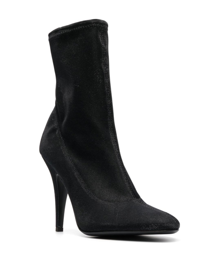 Shop Giuseppe Zanotti Celeste Sock-ankle 110mm Boots In Black