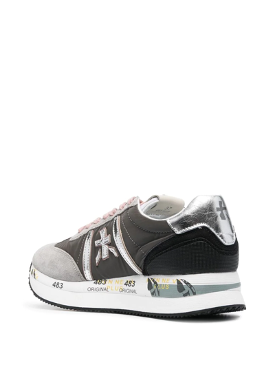 Shop Premiata Conny Low-top Sneakers In Grey