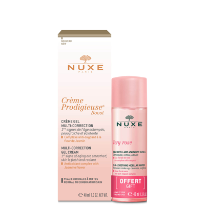 Shop Nuxe Gel Cream And Micellar Water Set