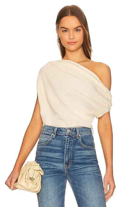 Shop Astr Devin Top In Cream