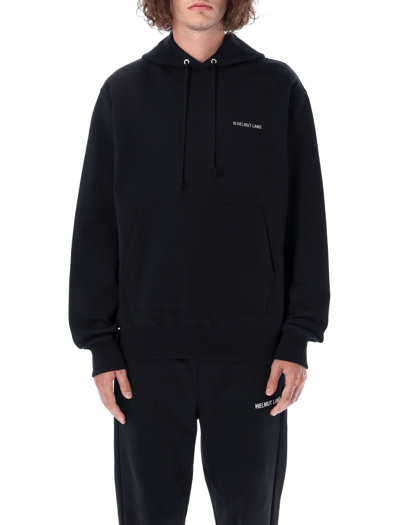 Shop Helmut Lang Silver Hoodie In Black