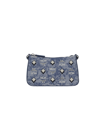 Mcm Portuna Mini Bag In Blue | ModeSens