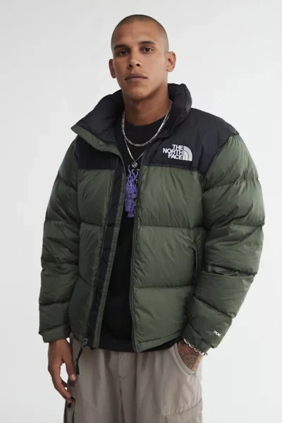 The North Face 1996 Retro Nuptse Puffer Jacket In Balsam Green Tiger Print  | ModeSens