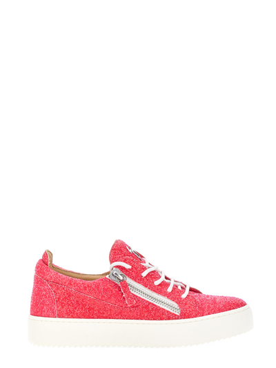 Shop Giuseppe Zanotti Sneaker Gail In Fuchsia