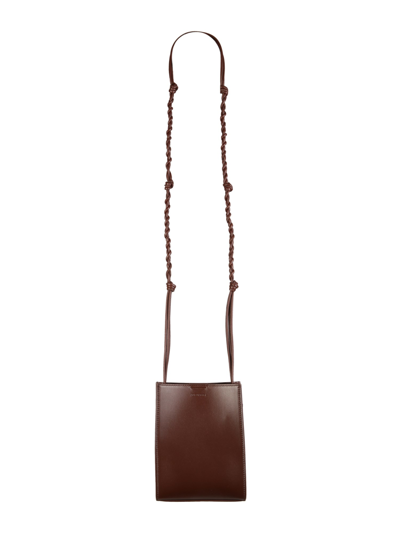 Shop Jil Sander Tangle Shoulder Bag Small In Brown