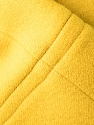 Shop P.a.r.o.s.h Parosh .  - Lanna Single-breasted Coat In Dark Yellow