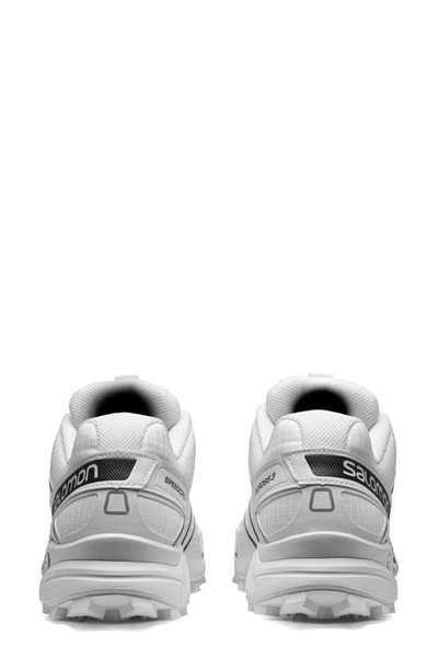 Shop Salomon Speedcross 3 Trail Running Shoe In White/ White/ Alloy
