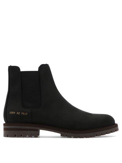 Shop Common Projects "winter Chelsea" Ankle Boots In Black