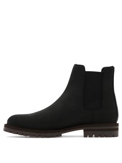 Shop Common Projects "winter Chelsea" Ankle Boots In Black
