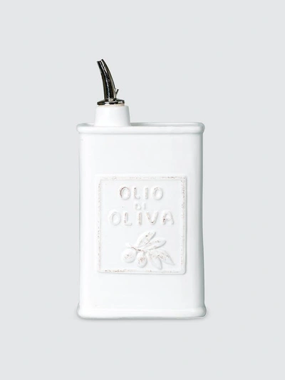 Shop Vietri Lastra Olive Oil Can In White