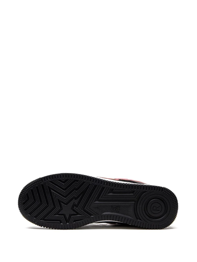 A BATHING APE BAPE STA #2 M2 "BLACK/PINK" SNEAKERS 