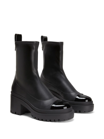 Giuseppe Zanotti Vicentha Pull-on Ankle Boots In Black