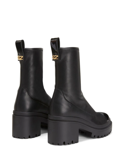 Shop Giuseppe Zanotti Vicentha Pull-on Ankle Boots In Black