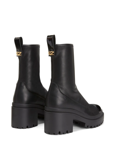 Giuseppe Zanotti Vicentha Pull-on Ankle Boots In Black