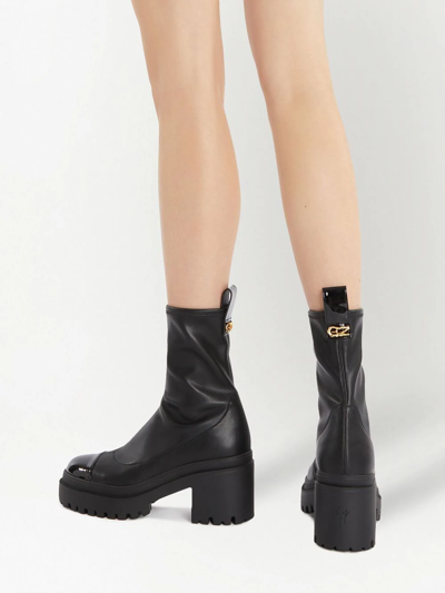 Giuseppe Zanotti Vicentha Pull-on Ankle Boots In Black