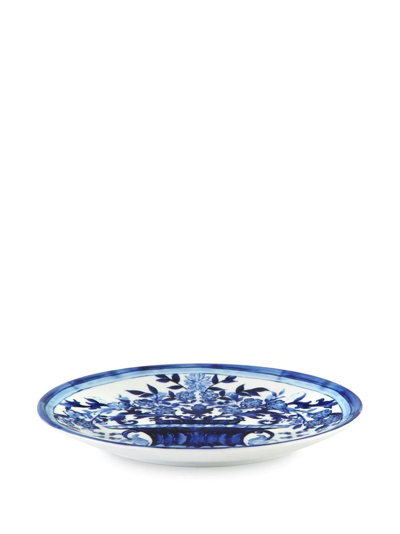 Dolce & Gabbana Porcelain Dessert Plates (set Of Two) In White