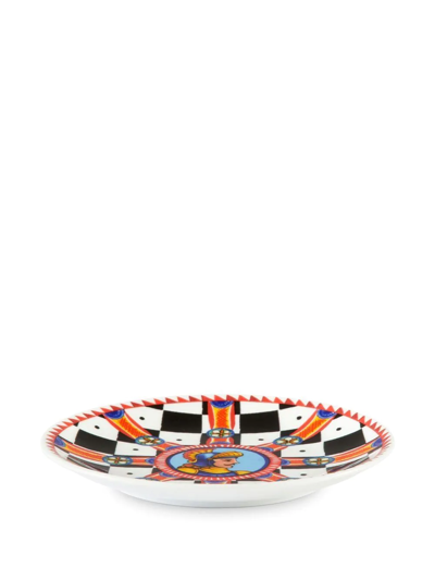 Dolce & Gabbana Porcelain Dessert Plates (set Of 2) In White